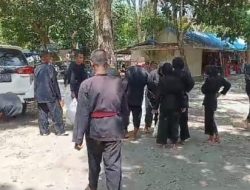 Puluhan Warga dan Siswa PSHT Rayon Lojejer Datangi Pantai Wisata Tanjung Papuma