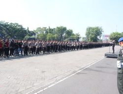 Antisipasi Kontinjensi Pemilu 2024, Polisi Gelar Gladi Sispamkota di Sidoarjo