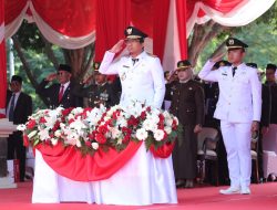 Bupati Sidoarjo Gus Muhdlor Ali Pimpin Upacara Peringatan HUT Kemerdekaan RI ke-78