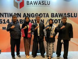 5 Anggota Bawaslu Bojonegoro Resmi Dilantik, Siap Maksimalkan Kinerja Jelang Pemilu 2024