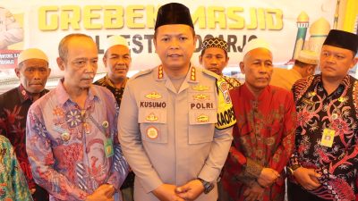 Polresta Sidoarjo Bantu Pembangunan Masjid Sabilul Abidin Prambon