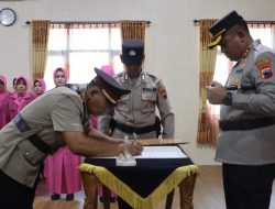 Kapolres Wonogiri Pimpin Sertijab 4 Kapolsek
