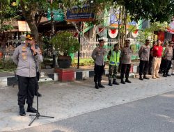 Kapolres Wonogiri Pimpin Langsung Pengamanan Tasyakuran Suran PSHW Tunas Muda Cabang Wonogiri