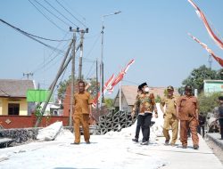Bupati Sidoarjo Sidak Proyek Betonisasi Ruas Tarik- Mliriprowo Capai 42 %