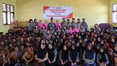 Sambut HUT Polwan Ke-75, Srikandi Polres Sumbawa Gelar Bakti Sosial