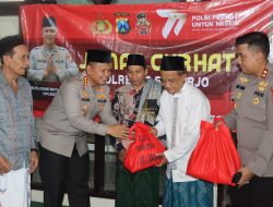Jumat Curhat Bersama Kapolresta Sidoarjo di Desa Kedensari