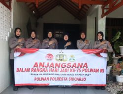 Srikandi Sidoarjo Anjangsana HUT Polwan ke-75