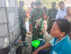 Kodim Bojonegoro salurkan bantuan Air Bersih untuk Warga Dusun Sendangrejo Alasgung