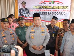 Jumat Curhat Polresta Sidoarjo, Serap Aspirasi Kamtibmas dan Bakti Sosial ke Masyarakat