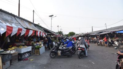Pedagang Pasar Larangan Ucapkan Terimakasih ke Pemkab Sidoarjo