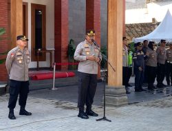 Kapolres Wonogiri Pimpin Pengamanan Kunker Ketua DPR RI