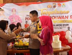 Rayakan HUT Polwan Ke-75, Polres Wonogiri Gelar Tasyakuran