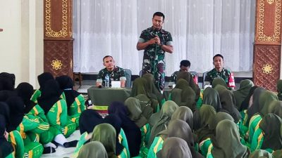 500 Siswa Siswi SMA/MA Ikuti Penguatan Bela Negara oleh Babinsa Kodim Bojonegoro