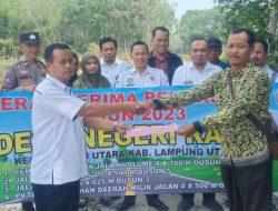 Rembuk Stunting dan Penyusunan RKPDes Negeri Ratu Sungkai Utara, Pemdes Serah Terima Pekerjaan Fisik Ketahanan Pangan