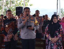 Peduli Lingkungan, Polres Wonogiri Buatkan Sumur Bor Warga Desa Gebangharjo