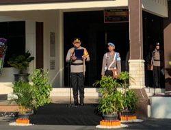 Memperingati Haornas ke-40, Polres Wonogiri Gelar Upacara Kobarkan Semangat Pemenang