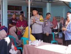 Polresta Sidoarjo Bakti Sosial dan Kesehatan di Desa Jumput Rejo