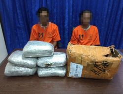 BNN Bali Ringkus Dua Pelaku Pengirim dan Penerima Narkoba, Amankan Barang Bukti 5,4 Kilogram Ganja