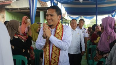 Wabup Lampung Utara Ardian Saputra Kunker ke Desa Mulang Maya Kecamatan Kotabumi Selatan