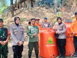 Perhutani Serahkan Batuan Tangki Tandon Air Bersih untuk Masyarakat Desa Duri Slahung Ponorogo