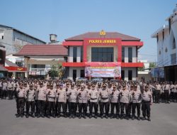 Polres Jember Kerahkan 600 Personil Gabungan untuk Pengamanan 6 Pilkades Serentak