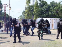 Siap Kawal Pemilu 2024, Polres Wonogiri Gelar Sispamkota