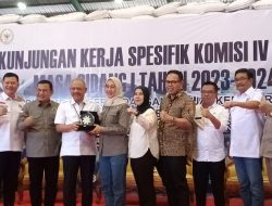Kunjungan Kerja Komisi IV DPR RI di Bulog Cabang Surabaya Utara Kabupaten Sidoarjo