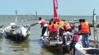 Sinergitas Tiga Pilar, Polisi di Bangkalan Patroli Laut Cegah Gesekan Antar Nelayan