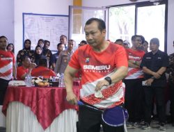 Peringati Hari Olahraga Nasional, Polda Jatim Gelar Badminton Kapolda Cup 2023