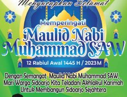 Iklan Maulid Nabi Muhammad SAW : DPRD Kabupaten Sidoarjo