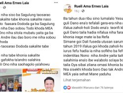 Viral! Status Facebook Pendukung Anggota DPRD Kota Batam Utusan Sarumaha Tuai Polemik