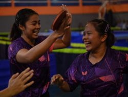 Kediri Raya Berjaya di Tiga Nomor Tenis Meja Porprov VIII Jatim