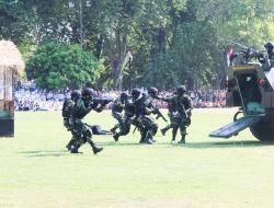 Memperingati HUT ke-78 TNI di Bojonegoro, Diwarnai Drama Penyelamatan Sandera