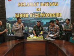 HUT TNI Ke-78, Polres Wonogiri dan Jajaran Serentak Beri Kejutan
