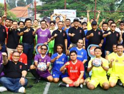 Perkuat Sinergisitas, Polri dan Jurnalis Gelar Seven Soccer