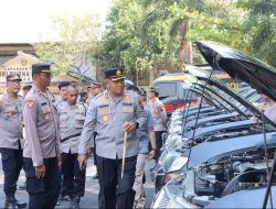 Gelar Apel Ranmor Dinas, Kesiapsigaan Polres Wonogiri dalam Pengamanan Pemilu 2024