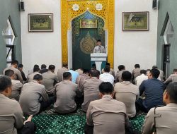 Tingkatkan Karakter Anggota, Polres Wonogiri Rutin Gelar Binrohtal