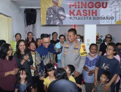 Minggu Kasih, Polresta Sidoarjo Berbincang di Rumah Ibadah