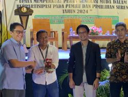 Hadiri FGD Pemilih Pemula, Pj Bupati Bojonegoro Ajak Masyarakat Aktif Gunakan Hak Pilihnya