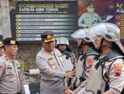 Kapolres Wonogiri Cek Kesiapan Raimas, Ton Dalmas Beserta Perlengkapannya