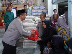 Jumat Curhat, Polresta Sidoarjo Bantu Pembangunan Masjid Al Mubarokah