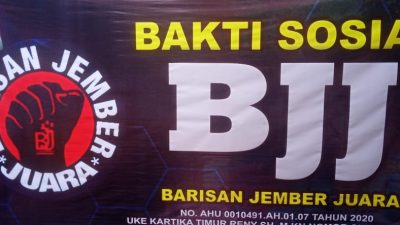 Barisan Jember Juara Melaksanakan Bakti Sosial Jumat Berkah di Kecamatan Ambulu