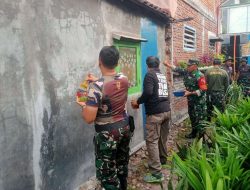 Kemanunggalan TNI dengan Rakyat Pendam Brawijaya Lakukan Karya Bakti