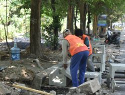 Pemkab Sidoarjo Percantik Trotoar Ruas Jalan Lingkar Barat