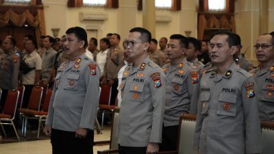 Kapolres Ponorogo Pimpin Langsung Latpraops Mantab Brata Semeru 2023-2024 untuk Pemilu Damai
