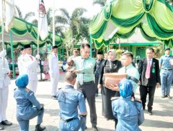 Cipatakan Siswa -Siswi yang Berkarakter, SMK Negeri 1 Mejayan Lantik Taruna Angkatan XI