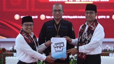 Anies-Muhaimin Remsi Mendaftar Capres-Cawapres ke KPU RI