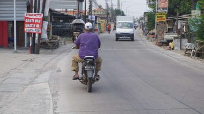 Betonisasi Jalan Desa Kwangsan Sedati Rampung