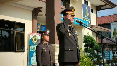 Peringati Hari Pahlawan ke-78, Polres Wonogiri Gelar Upacara Bendera