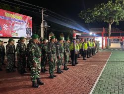 Polres Wonogiri Gelar Apel dan Patroli Gabungan Ops Aman Bacuya 2023